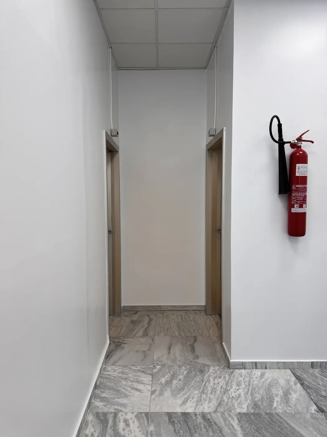 Couloir des salles d'examen